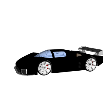 现代汽车免费su模型，现代汽车sketchup模型下载