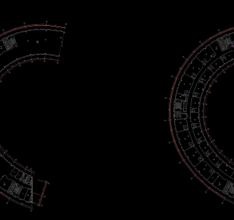 上海市临港综合服务中心电气施工图，电气CAD施工图纸下载