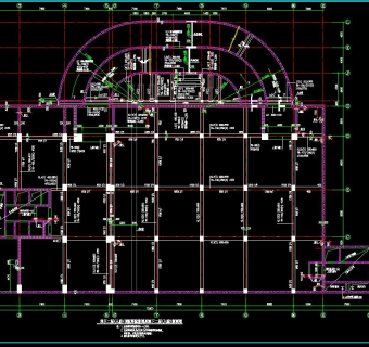 某地20层框架核心筒结构办公楼结构施工图纸，办公楼框架设计CAD建筑图纸下载
