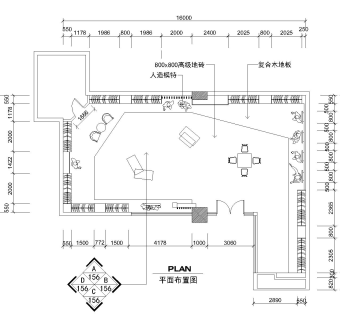 现代时尚服装店施工图cad图纸下载