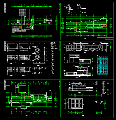 全套幼儿园装修CAD图，幼儿园CAD施工图纸下载