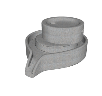 中式磨盘草图大师模型，SU模型免费下载