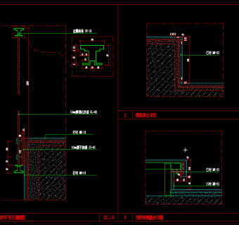 室内楼梯及楼梯扶手栏杆节点大样图、楼梯以及楼梯扶手栏杆cad图纸下载