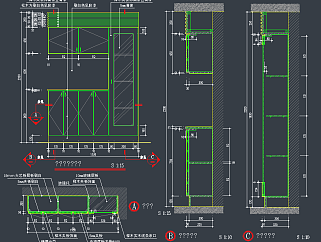 原创家具节点CAD图纸，家具节点CAD施工图纸下载