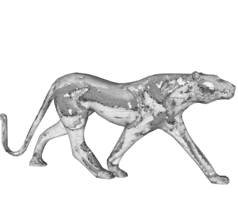 轻奢豹子摆件草图大师模型,现代装饰品su模型下载