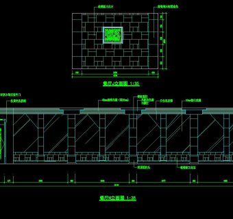 餐厅CAD装修施工图，餐厅CAD装修图纸下载