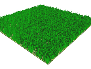 草坪植物su模型，绿植<em>草丛</em>草图大师模型下载