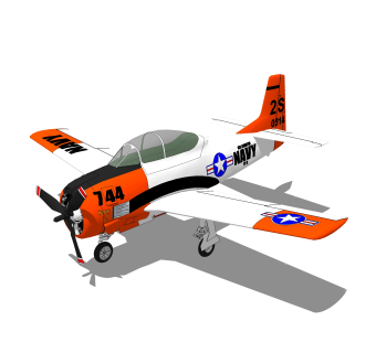 现代飞机玩具草图大师模型，玩具su模型下载