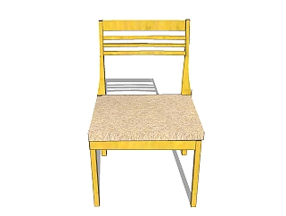 日式单椅skb模型<em>分享</em>，椅子SU模型下载