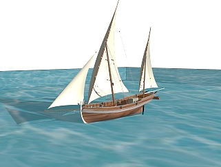 现代帆船<em>免费</em>su<em>模型</em>，现代帆船<em>sketchup模型</em>下载