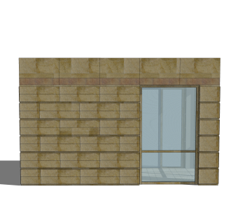 现代瓷砖草图大师模型，双人床SKP模型下载