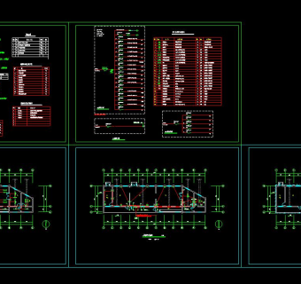 一套学校食堂电气施工图CAD图纸