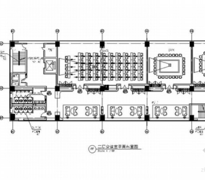 [北京]高档现代服务中心<a href=https://www.yitu.cn/sketchup/huiyishi/index.html target=_blank class=infotextkey>会议室</a>装修施工图（含效果）