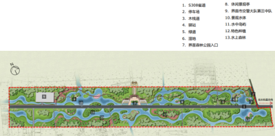 省道出入口景观总<a href=https://www.yitu.cn/su/7392.html target=_blank class=infotextkey>平面</a>图