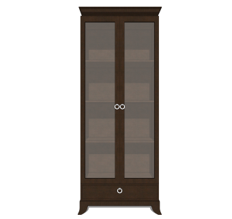 现代简约酒柜草图大师模型，酒柜sketchup模型下载