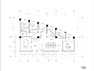 现代会议办公室CAD施工图