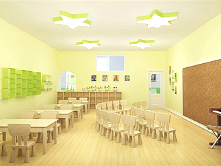 幼儿园教室空间布局效果图