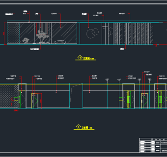 酒楼施工图，餐饮CAD施工图纸下载
