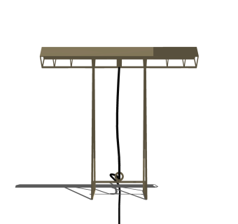 工业风台灯草图大师模型，极简金属台灯效果图su模型下载