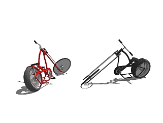 自行车sketchup<em>模型</em>，自行车<em>su素材</em>下载