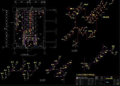 高层建筑给排水大样图CAD图纸
