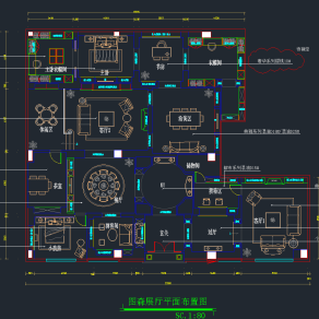 原创风格全屋定制展厅CAD图纸，展厅CAD施工图纸下载