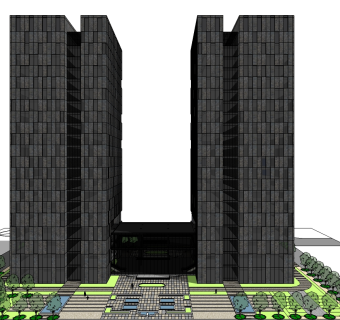 酒店草图大师模型下载、酒店su模型下载