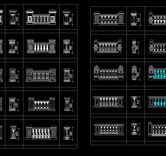 各式线条CAD图库，CAD图库下载