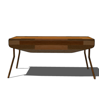 现代折叠餐桌免费su模型，折叠餐桌sketchup模型下载