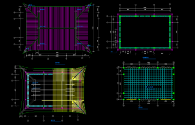 古建寺庙CAD建筑图纸，古建筑施工图纸下载