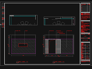  新中式异域风情餐饮空间室内设计，餐饮CAD施工图纸下载