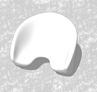 现代创意小座椅草图大师模型，白色休闲椅sketchup模型下载