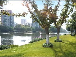 滨水景观绿廊规划设计方案