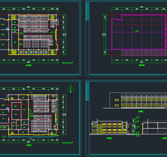 食堂建筑施工图，食堂建筑图纸下载