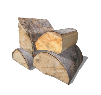 北欧木头桩摆件草图大师模型,现代装饰品su模型下载