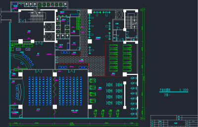 健身会所cad施工图下载、健身会所dwg文件下载