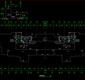 上海市浦东新区住宅楼电气图纸，电气CAD施工图纸下载