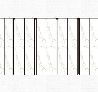 新中式围墙栏杆草图大师模型，造型栏杆sketchup模型免费下载