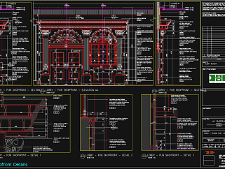 上海环球金融中心大厦施工图，金融大厦CAD建筑图纸下载