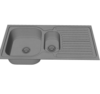 洗菜盆草图大师模型，洗菜盆SU模型下载