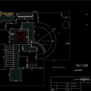 屋顶花园设计施工图，屋顶花园cad设计图纸下载