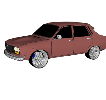 现代汽车免费su模型，现代汽车sketchup模型，汽车su素材下载