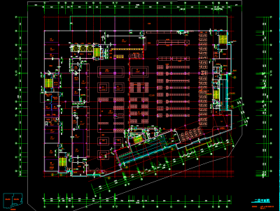 商业超市建筑施工图，商业超市建筑CAD施工图纸下载