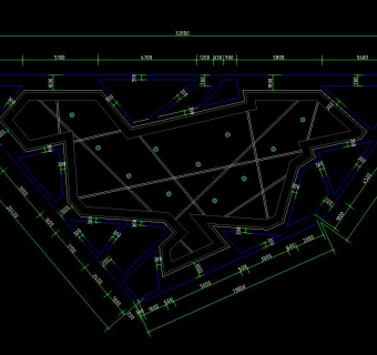 [江苏]商务办公楼酒店广场景观设计施工图CAD图纸