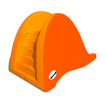 现代儿童滑滑梯草图大师模型，滑滑梯su模型下载