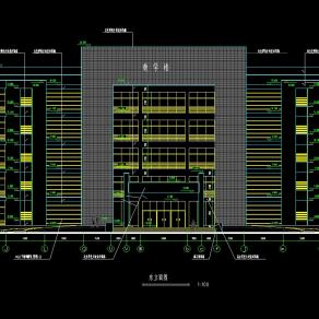 教学楼全套建筑施工图，教学楼cad建筑工程图纸下载