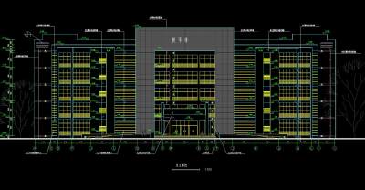 教学楼全套建筑施工图，教学楼cad建筑工程图纸下载