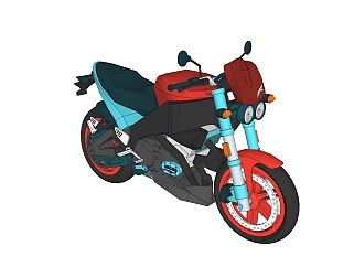现代摩托车免费su<em>模型</em>，摩托车sketchup<em>模型</em>，摩托车...