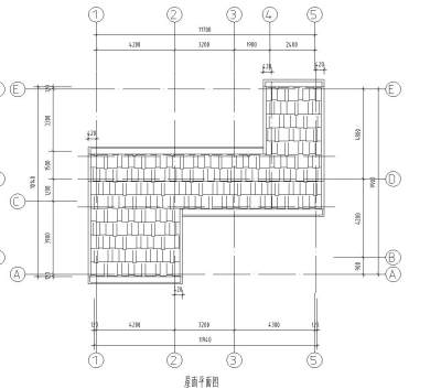 屋面<a href=https://www.yitu.cn/su/7392.html target=_blank class=infotextkey>平面</a>图