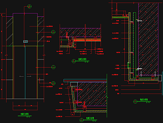 全套金螳螂招生综合楼CAD施工图，综合楼CAD建筑图纸下载